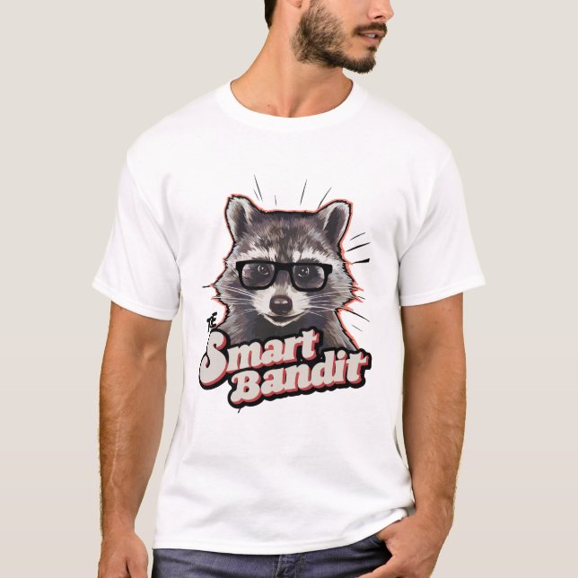 Camiseta Pedro Raccoon na moda (Frente)