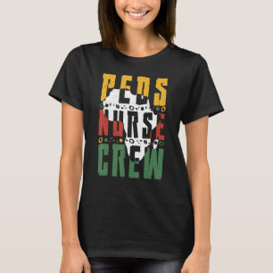 Camiseta PEDS Enfermeira Cristo Pediatria Africano