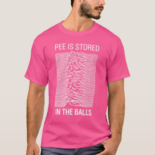 Camiseta Pee É Armazenado Na Roupa De Bolas