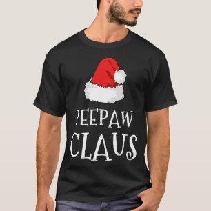 Camiseta Pee-Paw Claus Natal Hat Group Combinação Pajama