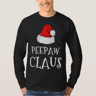 Camiseta Pee-Paw Claus Natal Hat Group Combinação Pajama