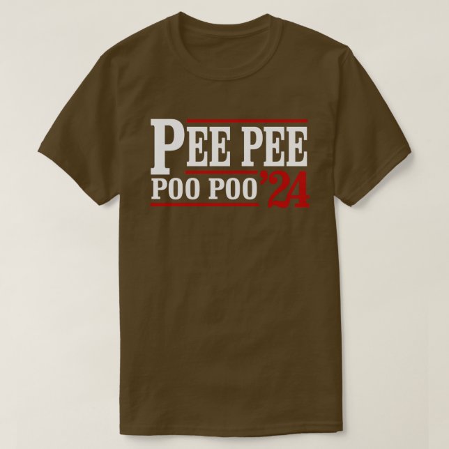 Camiseta Pee Poo Poo 2024 (Frente do Design)