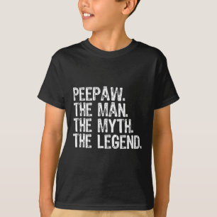 Camiseta Pee-Pw O Homem O Mito A Lenda Bunnyaw Engraçado