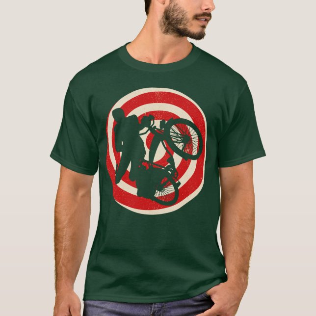 Camiseta Pee Wee Herman De Bicicleta retrô (Frente)