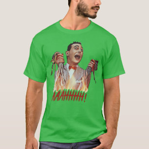Camiseta Pee Wee Herman retrô distorcido