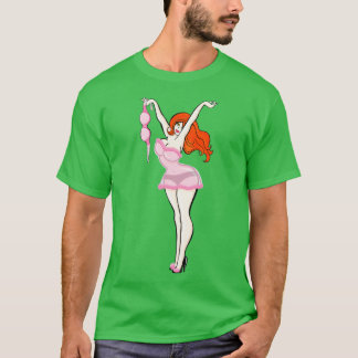 Camiseta PeekaBoo Curvy Redhead