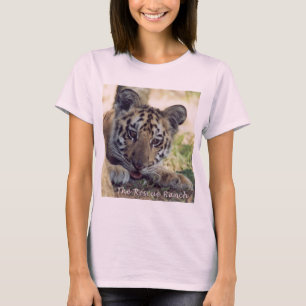 Camiseta peekaboo novo do tigre