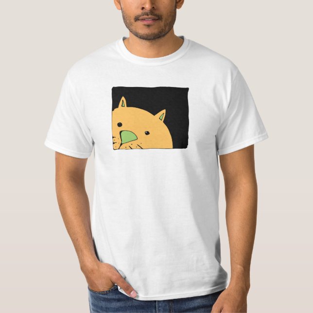 Camiseta Peeking Cat (Frente)