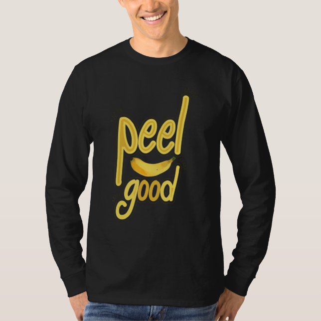 Camiseta Peel Good  Women Banana Yellow Fruit Love 1 (Frente)