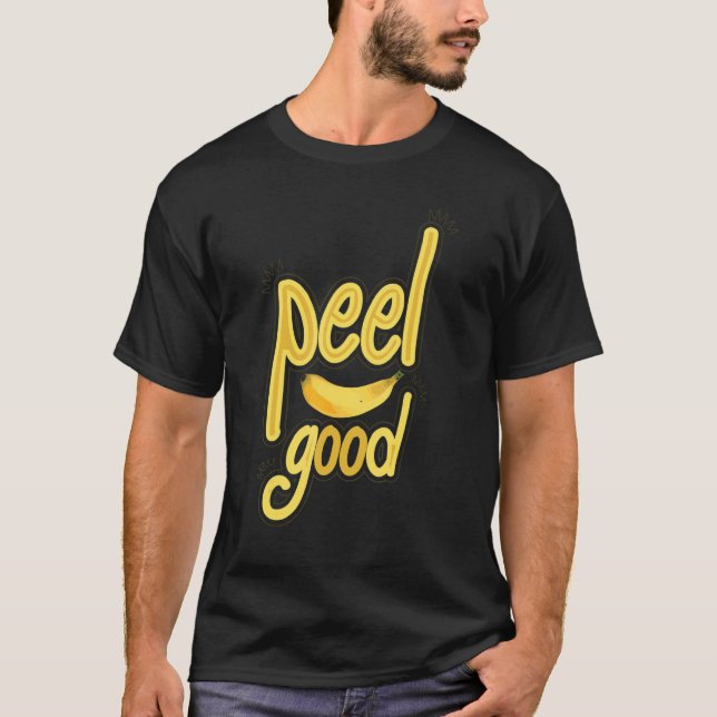 Camiseta Peel Good  Women Banana Yellow Fruit Love 1 (Frente)