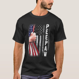 Camiseta Peepaw Flag Americano Fist Bump Peepaw