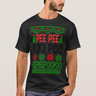 Camiseta Peepee Poopoo Ugly Christmas