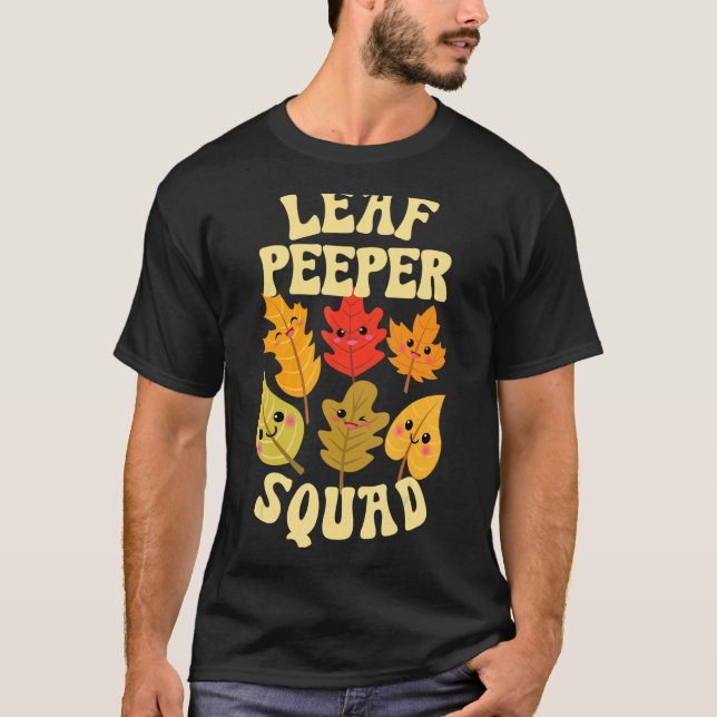 Camiseta PEEPER LEAF SQUAD Fall Foliage Purgamento (Frente)