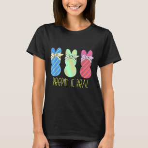 Camiseta Peepin It Real Felz pascoa Bunny Egg Hunt