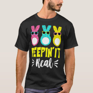Camiseta Peepin It Real Happymé Bunny Egg Hunt