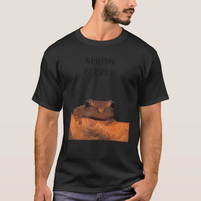 Camiseta Peeping Spring Peeper (Frente)