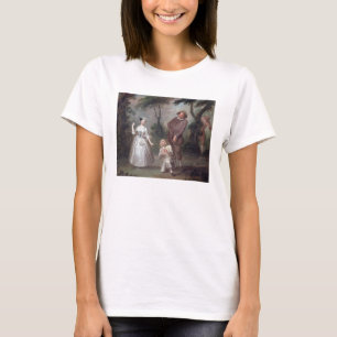 Camiseta Peg Woffington como Rosalind com Celia e Touchsto