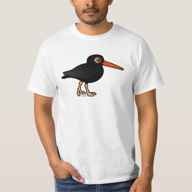Camiseta Pega-do-mar preta (Frente)