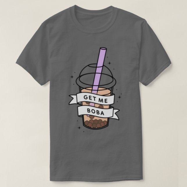 CAMISETA PEGA-ME BOBA (Frente do Design)