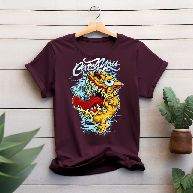 Camiseta Pega-te na T-Shirt (Criador carregado)