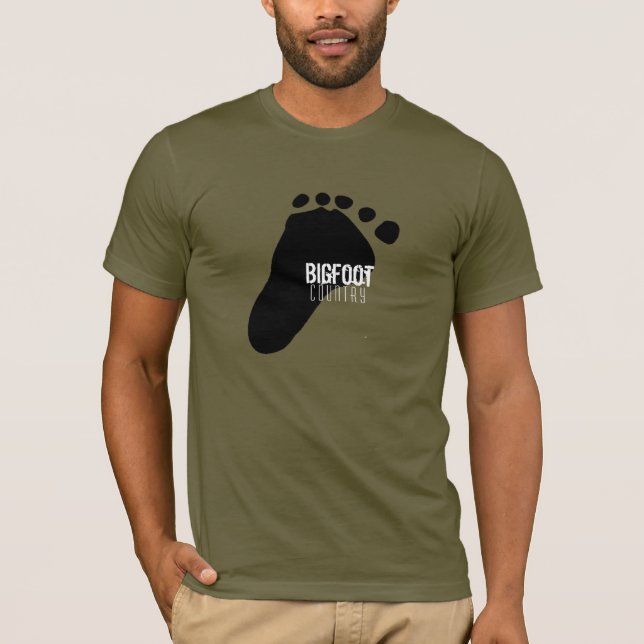 Camiseta Pegada do País Bigfoot (Frente)