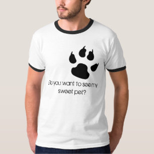 Camiseta Pegada felino