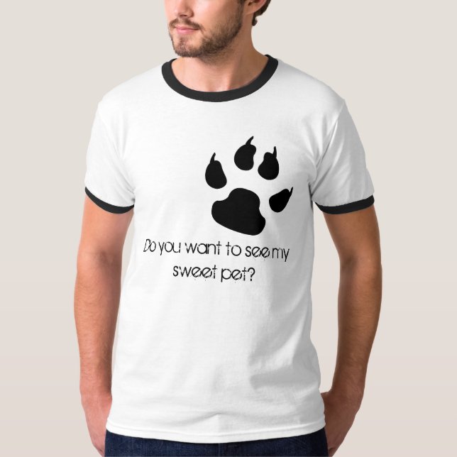 Camiseta Pegada felino (Frente)