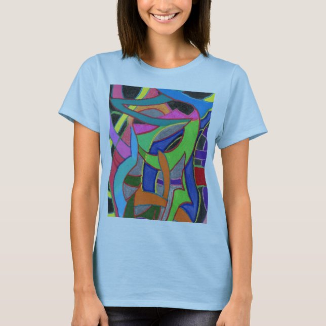 Camiseta Pegada ocular, chamariz de atenção e único (Frente)