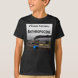 Camiseta Pegadas de carbono - Antropoceno