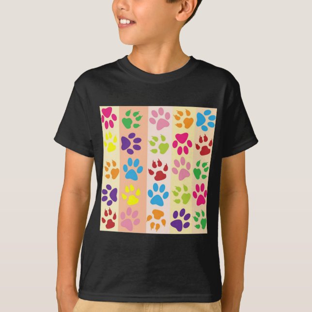 Camiseta Pegadas de Pata (Frente)