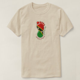 Camiseta Pegadas de SKN Adulto