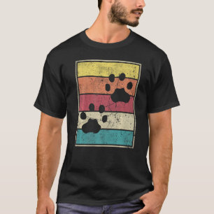 Camiseta Pegadas-Leopardo Retroativas com Stri Clássico