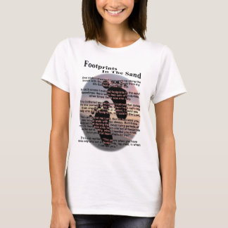 Camiseta Pegadas na areia…
