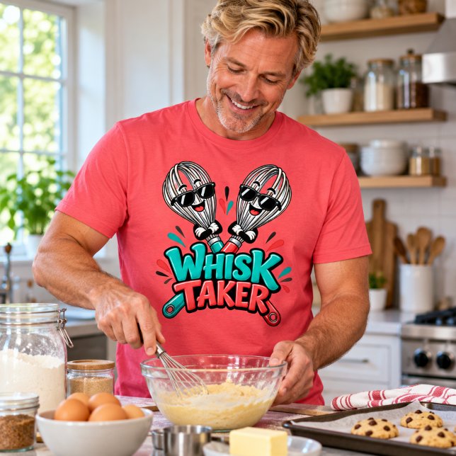 Camiseta Pegador de Batedeira – Piada Divertida de Culinári (Criador carregado)