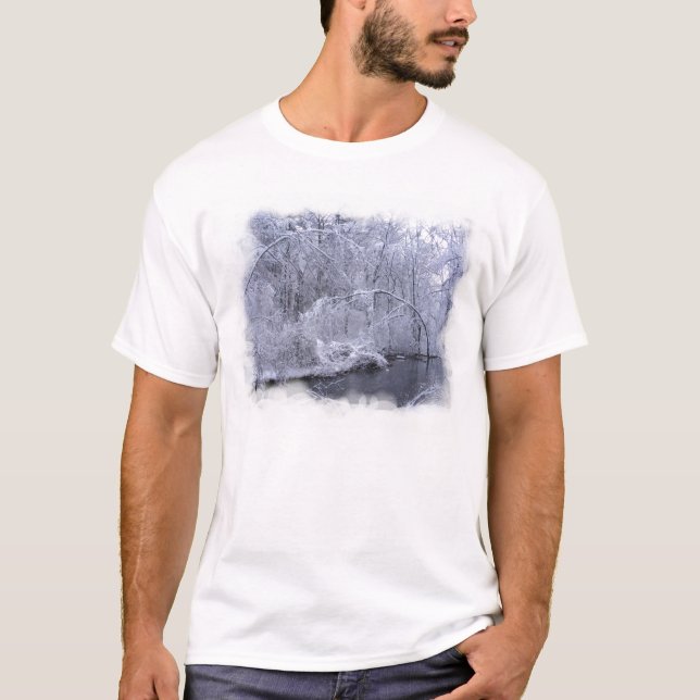 Camiseta ~ pegajoso T da neve 27 (Frente)