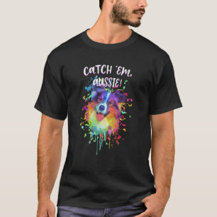Camiseta Pegar Em Aussie Humor de Australian Shepherd
