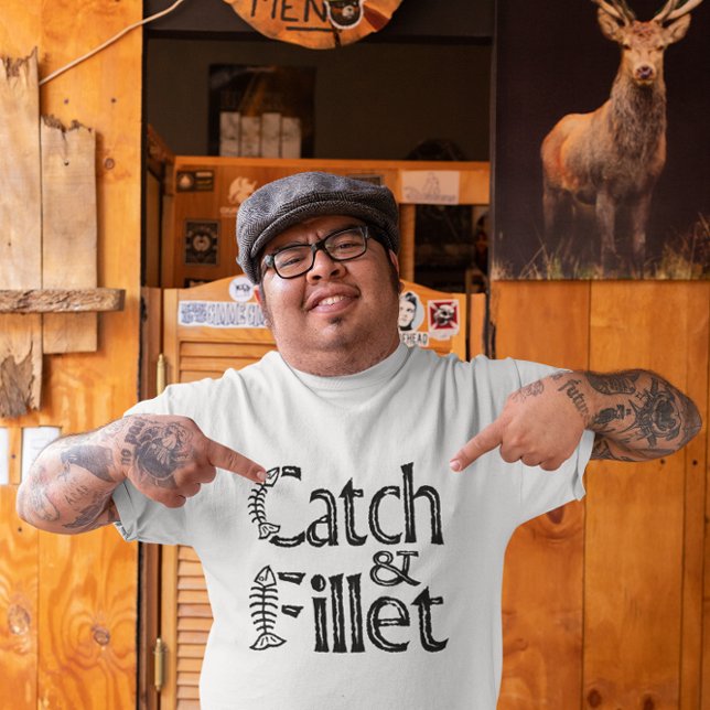 Camiseta Pegar & Filetar (Criador carregado)