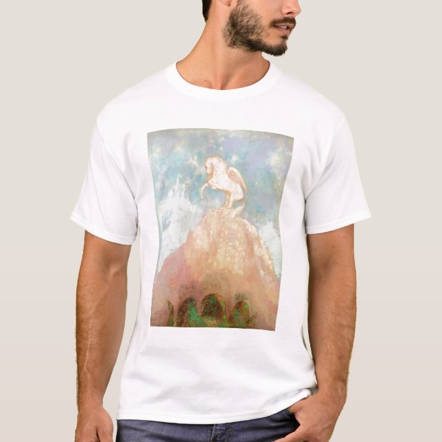 Camiseta Pegasus branco, c.1908 (óleo em canvas) (Frente)