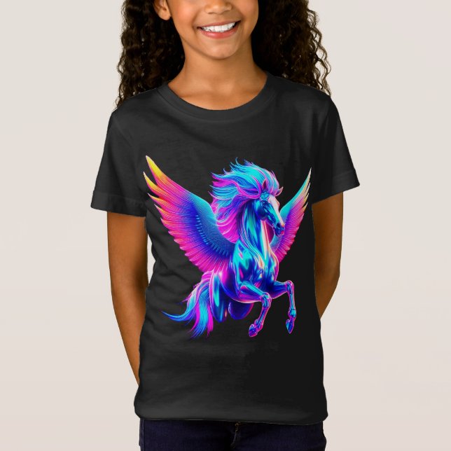 Camiseta pegasus brilhante (Frente)