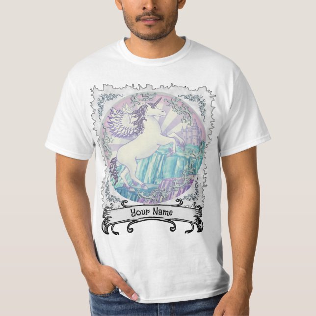 Camiseta Pegasus da montanha de cristal  (Frente)