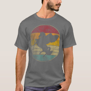 Camiseta Pegasus Horse Unicorn Vintage em Perturbação Retro
