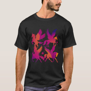 Camiseta Pegasus Unicorn Crianças Amigo do Cavalo