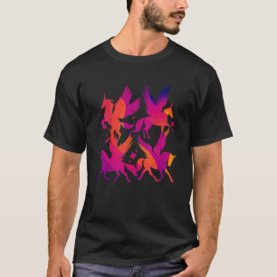 Camiseta Pegasus Unicórnios Cavalos Criaturas Mitológicas P