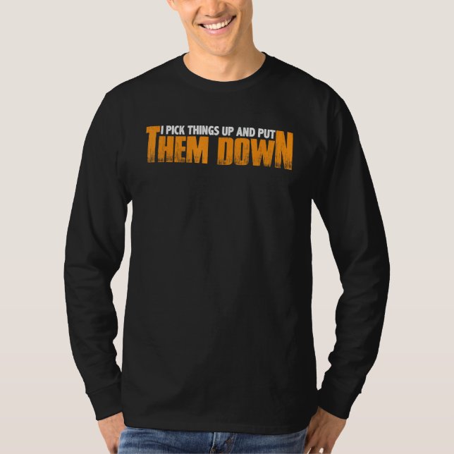 Camiseta Pego Coisas E Coloquei-As... (Frente)