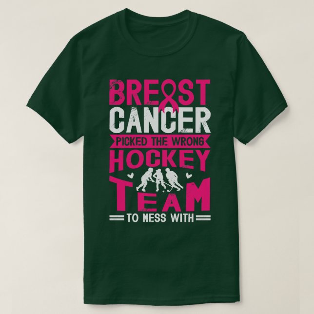 Camiseta Pegou O Presente Errado Da Equipe De Hóquei Para O (Frente do Design)