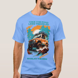 Camiseta Pegue a estrada menos viajada e aproveite o passei