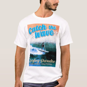 Camiseta Pegue a onda - Paraíso surfador