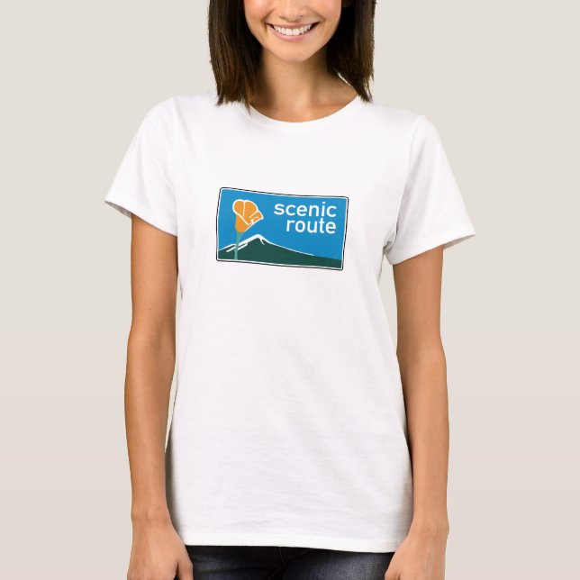 Camiseta Pegue a Rota Cênnica (Frente)