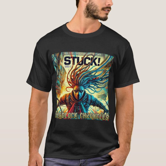 CAMISETA PEGUE! DREADLOCK CRÔNICA PROBLEMA 4 COBRIR (Frente)