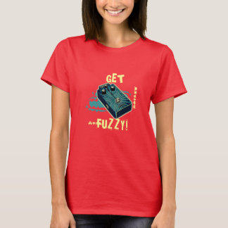 Camiseta Pegue Felpudo! Fuzz Guitar Pedal Blue Aqua Psyched